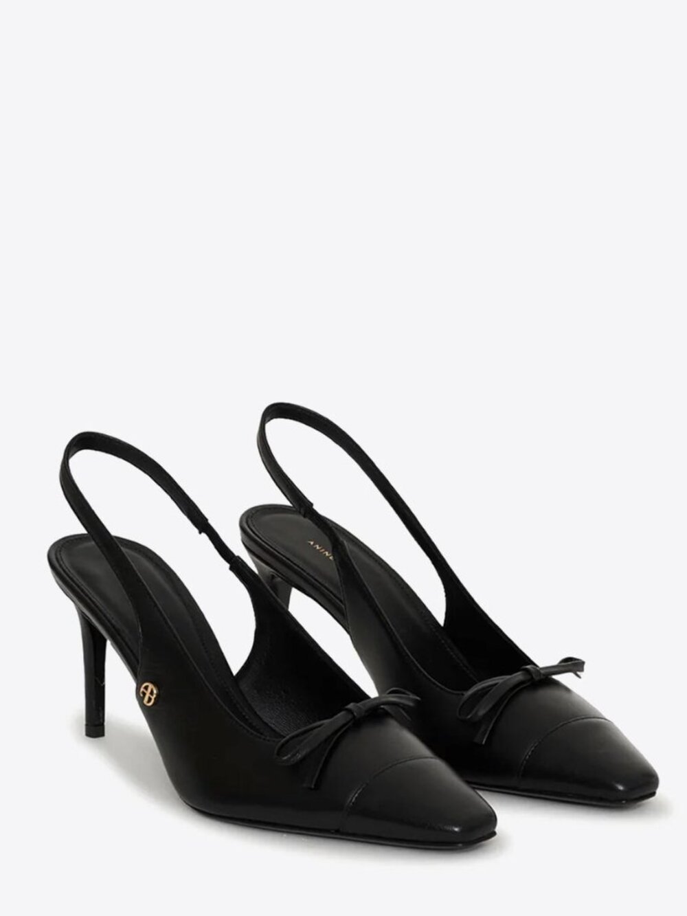 NIB Anine Bing Freya leather slingback pumps